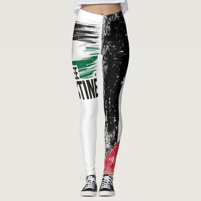 Leggings Palestina Libre con Palestina (Anverso)
