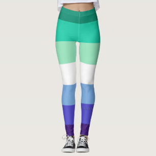Leggings Paleta de la bandera de hombres gays trans-inclusi