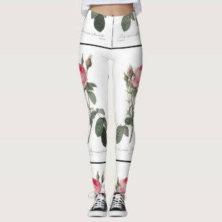 Leggings Palidezca - la pintura rosada de los rosas del
