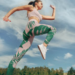 Leggings Palm rosa y verde tropical deja un patrón sin mar<br><div class="desc">El trópico de hojas de palmera rosadas y verdes sin mar es un diseño vibrante y animado con un surtido de hojas de palmera rosas y verdes dispuestas en forma repetitiva. El patrón tiene una distribución perfecta, lo que significa que los bordes del diseño se mezclan perfectamente para crear un...</div>