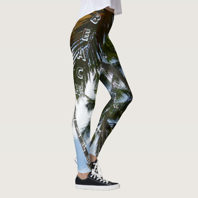 Leggings Palm Trees Beach Life Leging (Derecha)