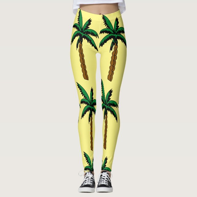 LEGGINGS PALM TREES YOGA PANTS (Anverso)