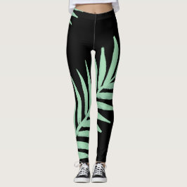 Leggings Palm verde de menta
