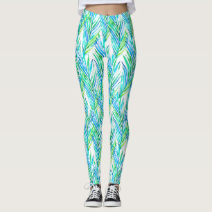 Leggings Palm Whisperer Guay tropical hawaiano