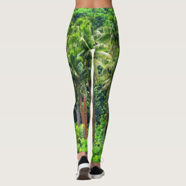 LEGGINGS PALMA ROJA (Reverso)