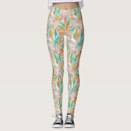Leggings palmas doradas ruborizan