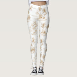 Leggings Palmeras de Isla Tropical