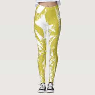 Leggings Palmeras Tropicales de Oro
