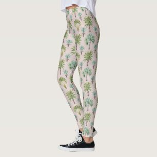 Leggings Palmeras verdes mezcladas