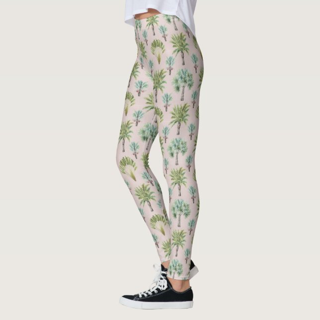Leggings Palmeras verdes mezcladas (Izquierda)