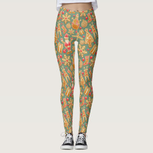 Leggings Pan de jengibre/galletas/Navidades