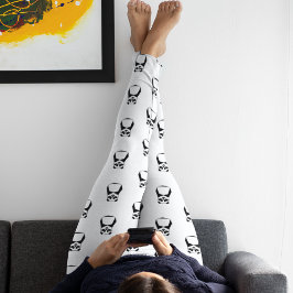 Leggings Panda geométrica