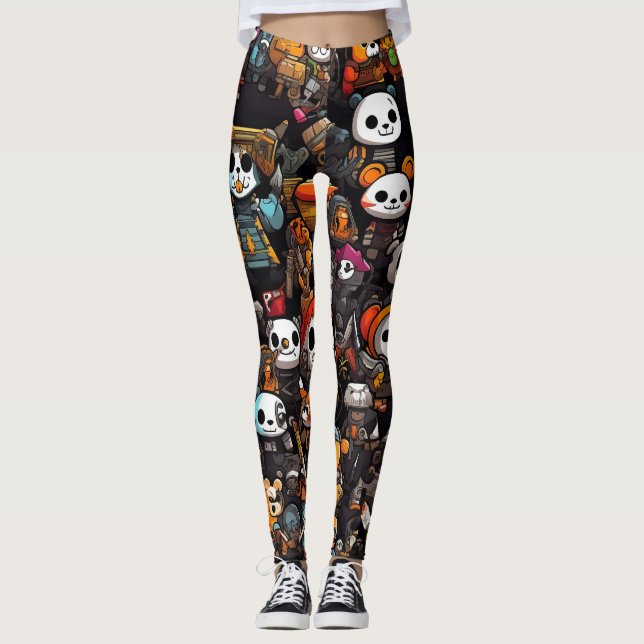 Leggings Panda Mania (Anverso)