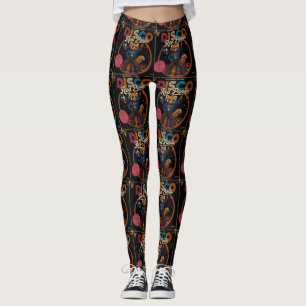 Leggings Panda Rojo Disco