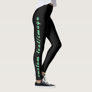 Leggings Paneles De Golf Para Mujeres, Piernas De Golf Negr