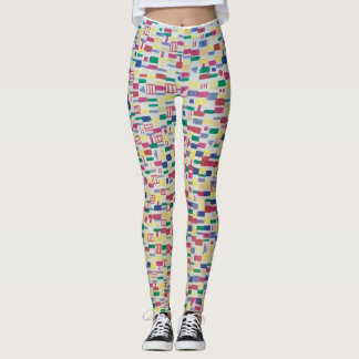 Leggings Paneles diseñados por artistas, longitud completa,
