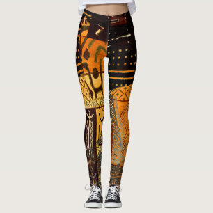 Leggings Paño africano antiguo