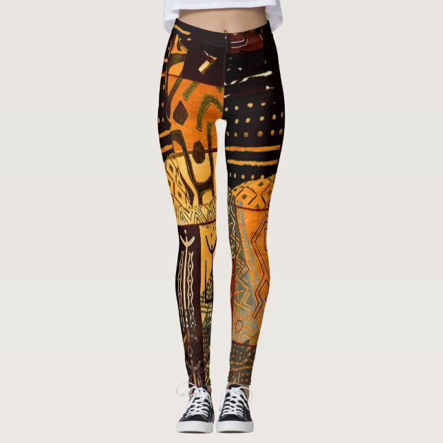 Leggings Paño africano antiguo (Anverso)