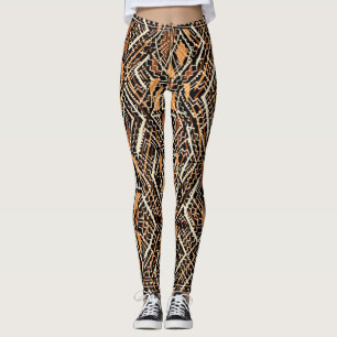 Leggings Paño africano vibrante del fango
