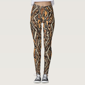 Leggings Paño africano vibrante del fango