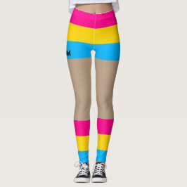 Leggings Pansexual Pride Falsas Cortas y Piernas