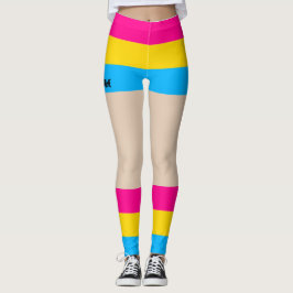 Leggings Pansexual Pride Falsas Cortas y Piernas