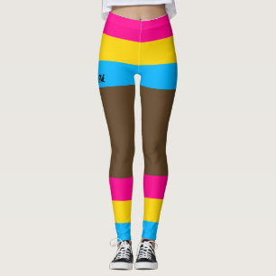 Leggings Pansexual PrideFaux Shorts & Legs