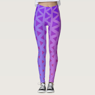 Leggings Pant de yoga morado gradiente rosa
