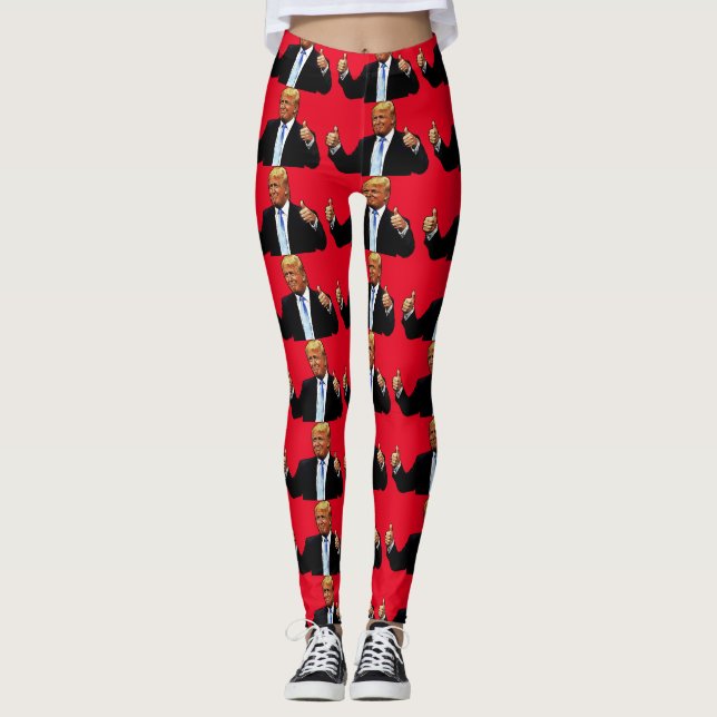 LEGGINGS PANTALLAS DE DONALD TRUMP YOGA (Anverso)
