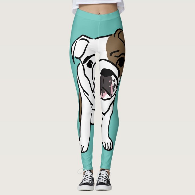 Leggings PANTALLOS DE YOGA DE bulldog (Anverso)