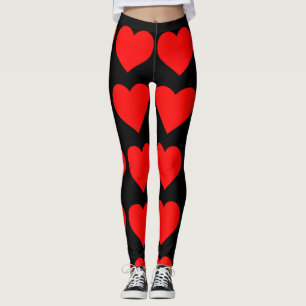 LEGGINGS PANTALLOS DE YOGA DE IMPRESIÓN CARDÍACA