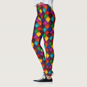 Leggings ¡Pantalones del bufón! Modelo multicolor del