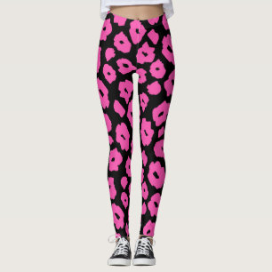 Leggings Pantera rosa, leyenda animal para mujeres