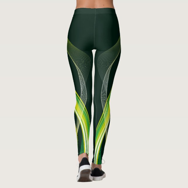Leggings Pánticos de yoga y piernas para las mujeres (Reverso)