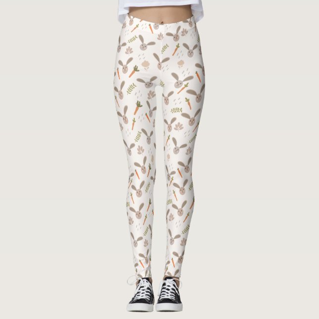 Leggings Pants Bunny de Pascua (Anverso)
