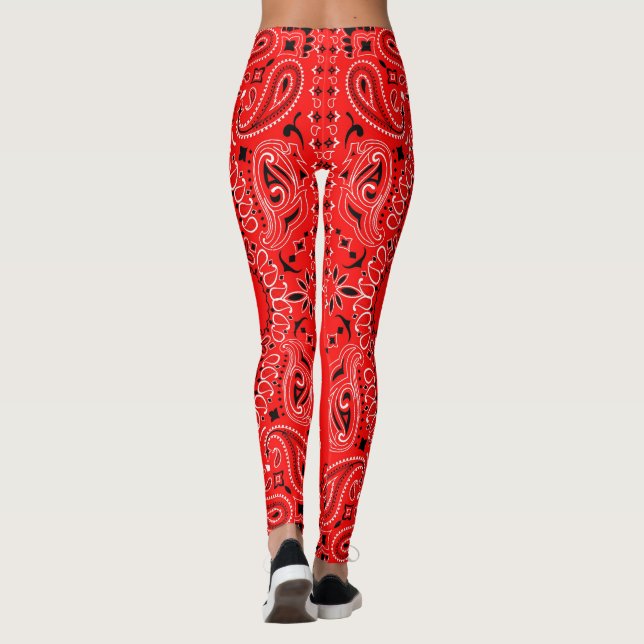 Leggings Pañuelo rojo (Reverso)