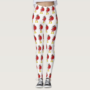 Leggings Papá Noel con botas amarillas grandes