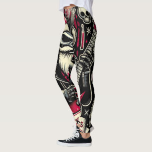 Leggings Papá rockero navidad 