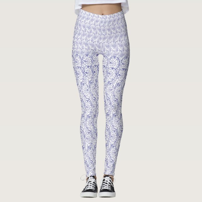 Leggings Papel blanco de envoltura con una parte sutil y re (Anverso)