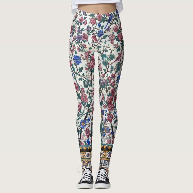 Leggings Papel de diseño persa (Anverso)