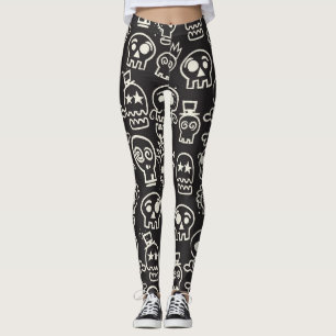 Leggings Papel de escritorio inconmovible para el cráneo ne