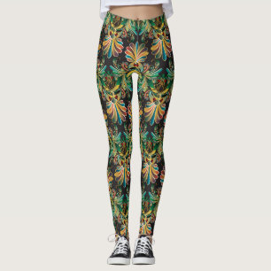 Leggings Papel de escritorio Ornate Flower Luxury