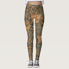 Leggings Papel pintado rico de madreselva de William Morris