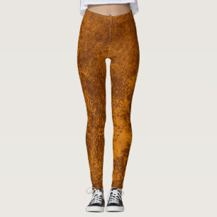 Leggings Papel rústico de oro abstracto