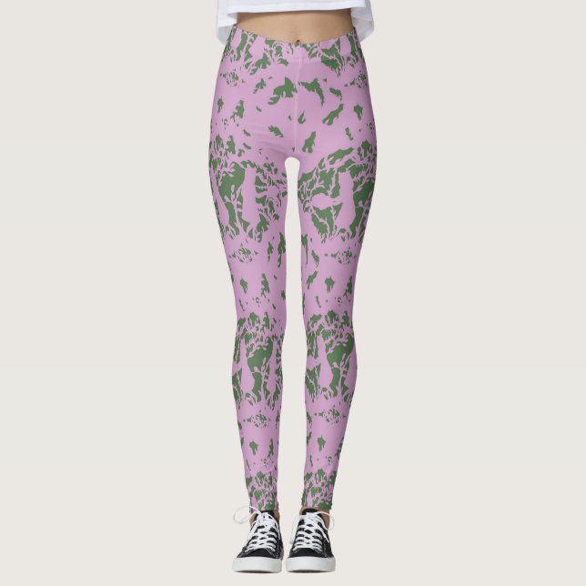 Leggings PaperCut Garden (Anverso)