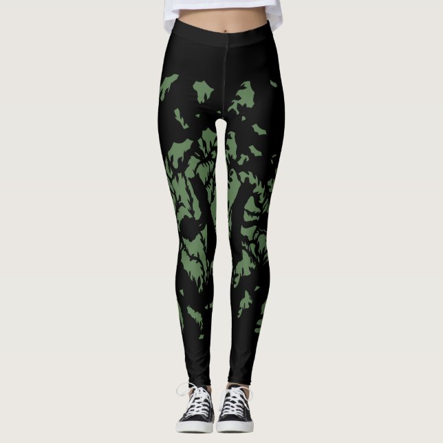 Leggings PaperCut Garden (Anverso)