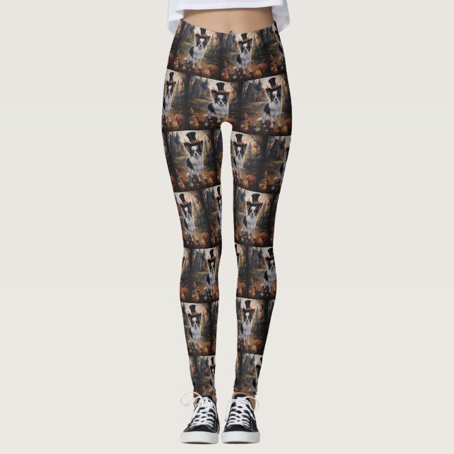 Leggings Papillon Pumpkins Halloween Scary (Anverso)