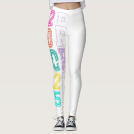 Leggings para adultos mayores de 2025 en blanco y 