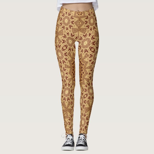 Leggings para ejercicios de gimnasia de yoga Henna (Anverso)