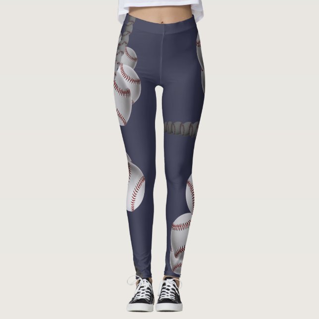 Leggings … para el amor - de las POLAINAS del "béisbol" (Anverso)